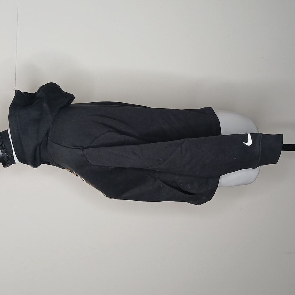 Nike Black And Gold Hooded Sweat Shirt Size Large - Picture 8 of 14